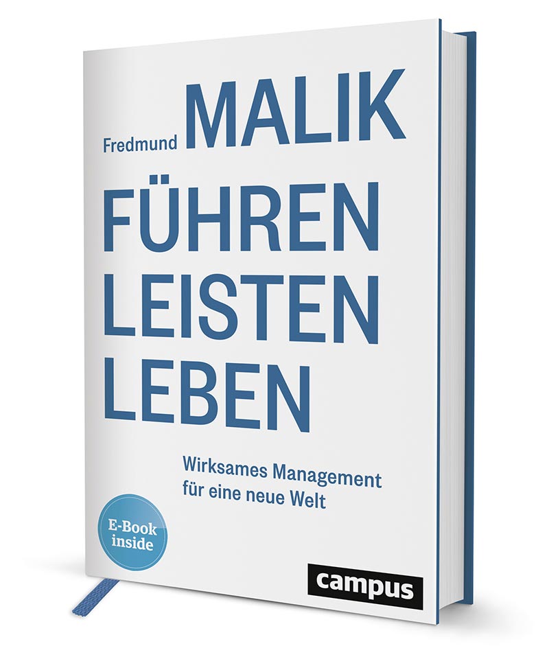 Buchcover Fredmund Malik - Führen Leisten Leben